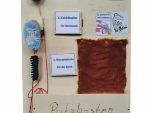 HIPPOLINI-Lehrtafel Putzen