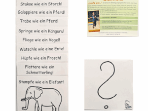 Würfelspiel - Tierisch in Aktion