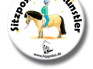 HIPPOLINI Button Sitzpositions-Künstler