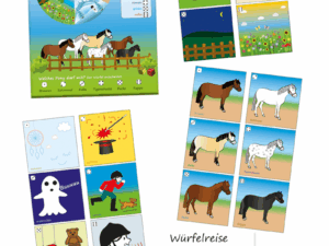 Würfelreise Reitspiel